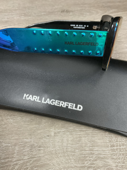 Karl Legerfeld Sunglasses mirror blue colorway space jam