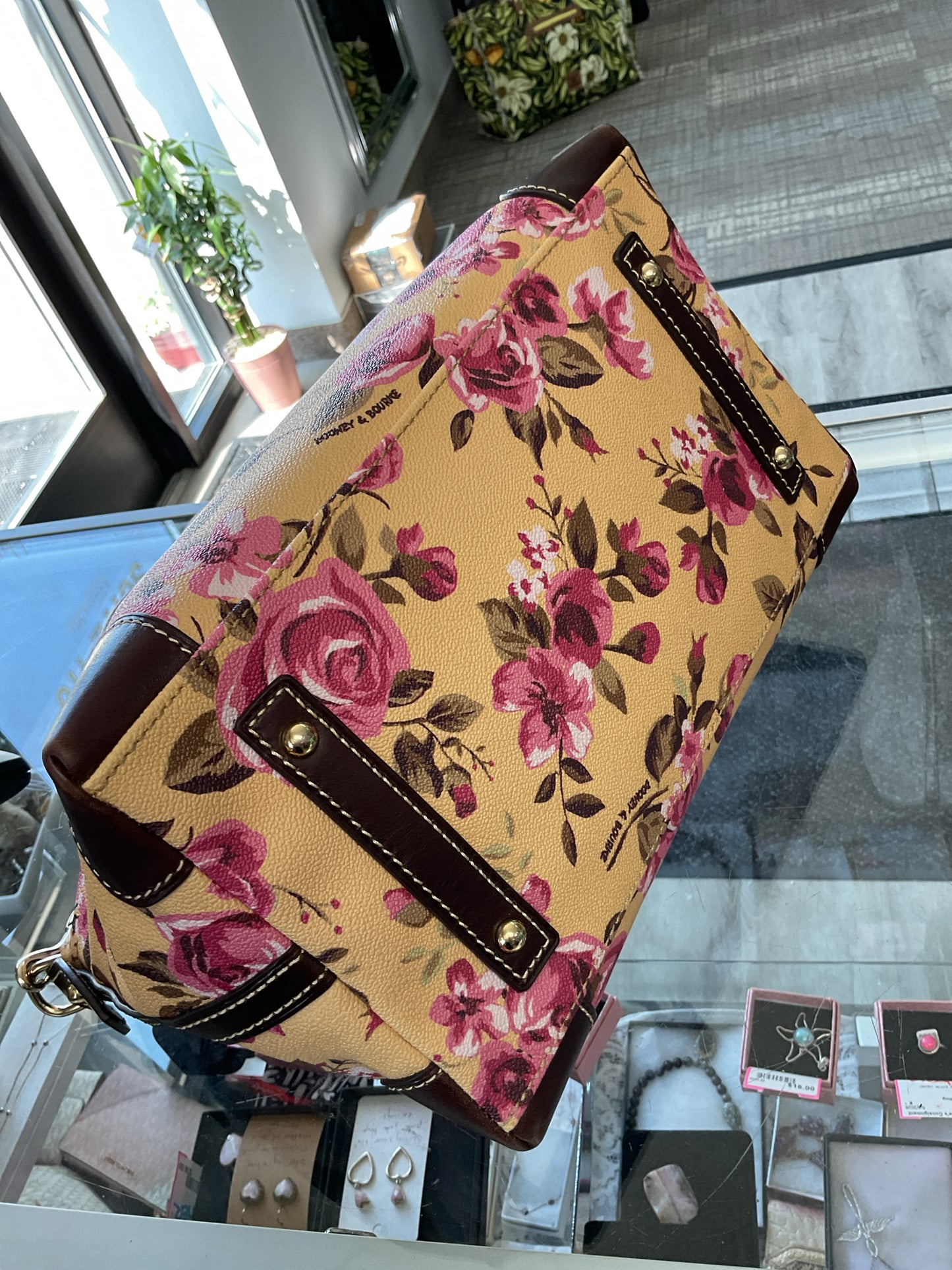 Dooney & Bourke Purse Cabbage Rose Satchel