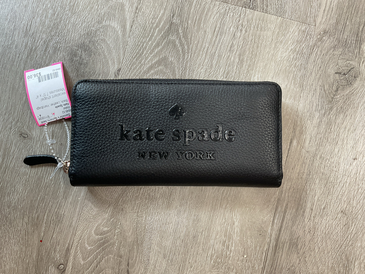 Kate Spade Wallet zip around full size continental wallet