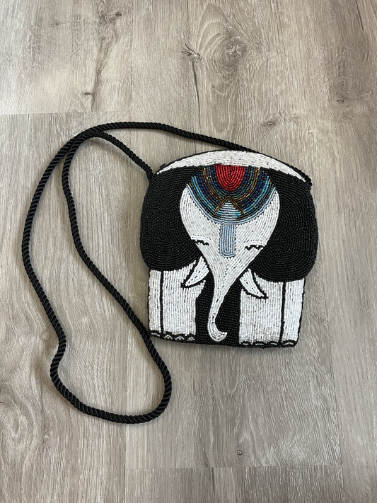 boutique Purse beaded elephant