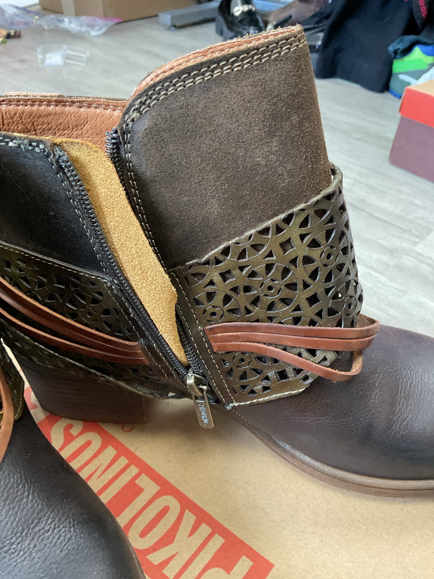 Pikolinos 9 Brown Boots New Seaweed leathe3r