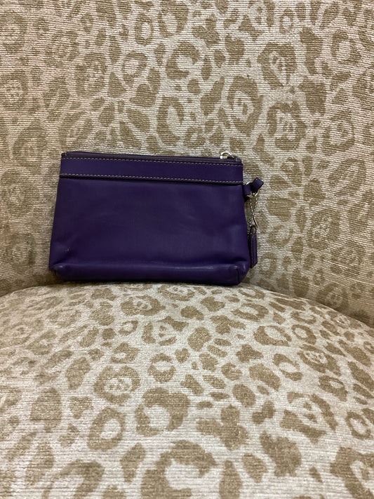 coach Purse vintage pleated leather wristlet