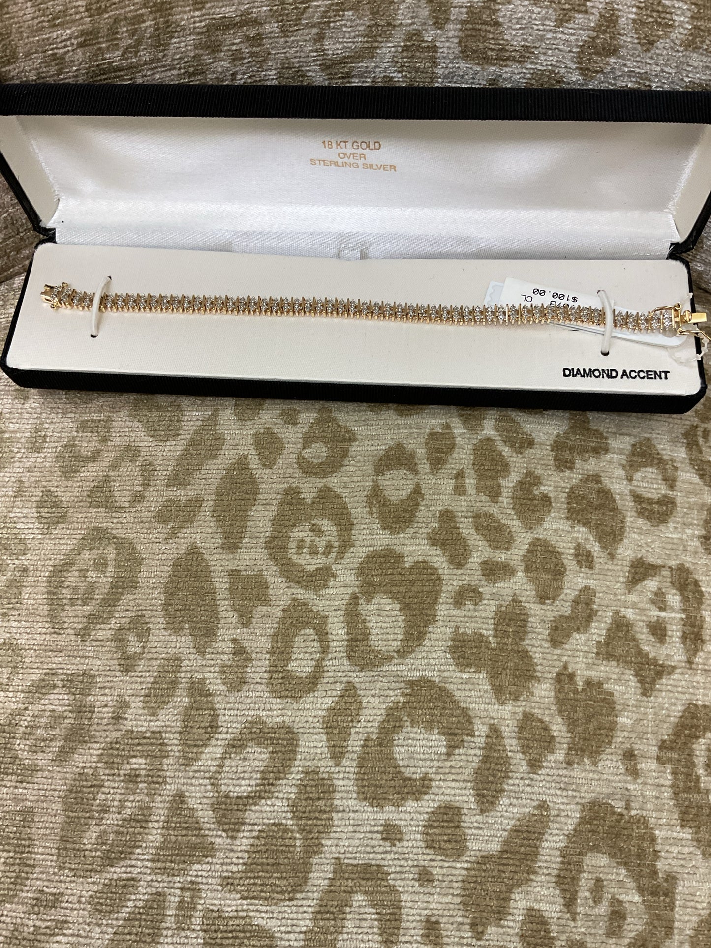 18 KT Gold Over Sterling Silver Bracelet