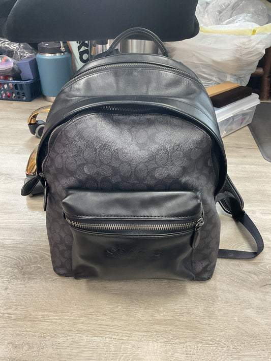 coach Backpack Charter C2670 gray and black Xl