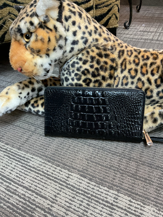 Purse Large Black Melbourne Skyler Wallet Retail $175