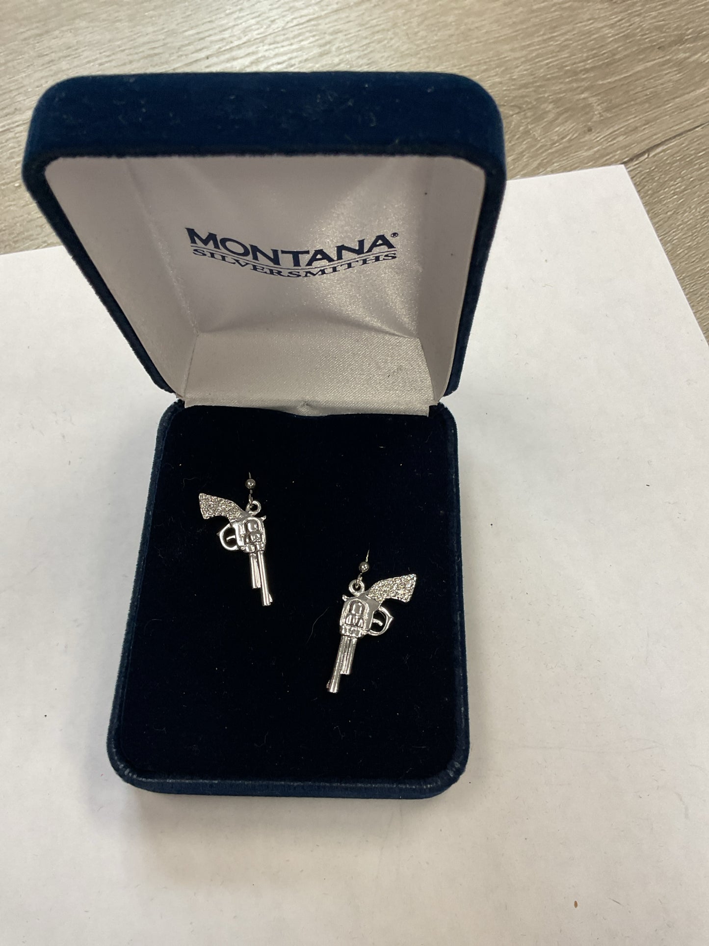 Montana Silversmiths Earrings pistol gun earrings