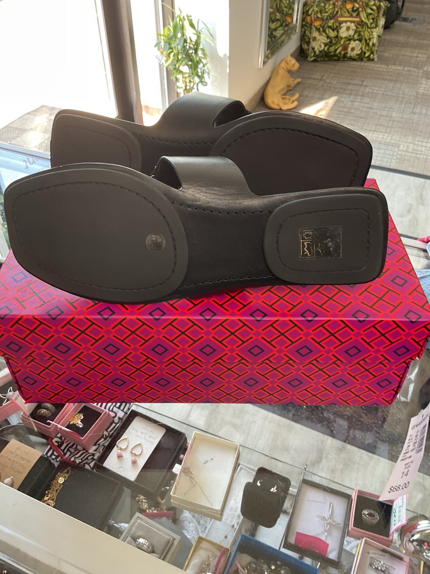 Tory Burch 7.5 Black Sandals Georgia Sandal