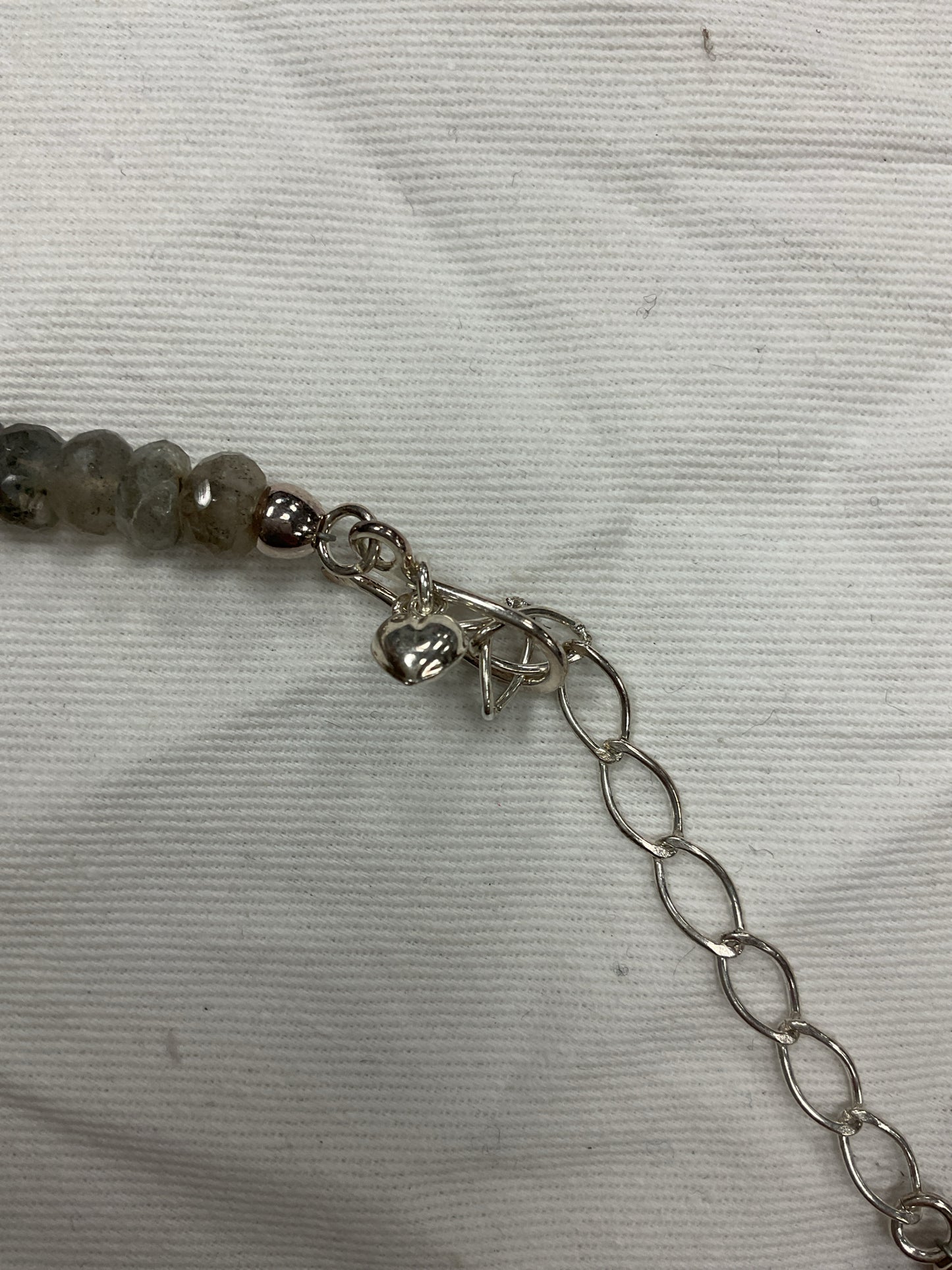 Jay King Necklace 18" graduated beads labradorite New Mine Finds