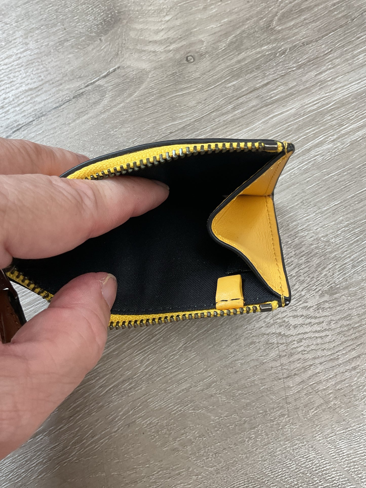 coach Wallet zip card holder Mickey Mouse