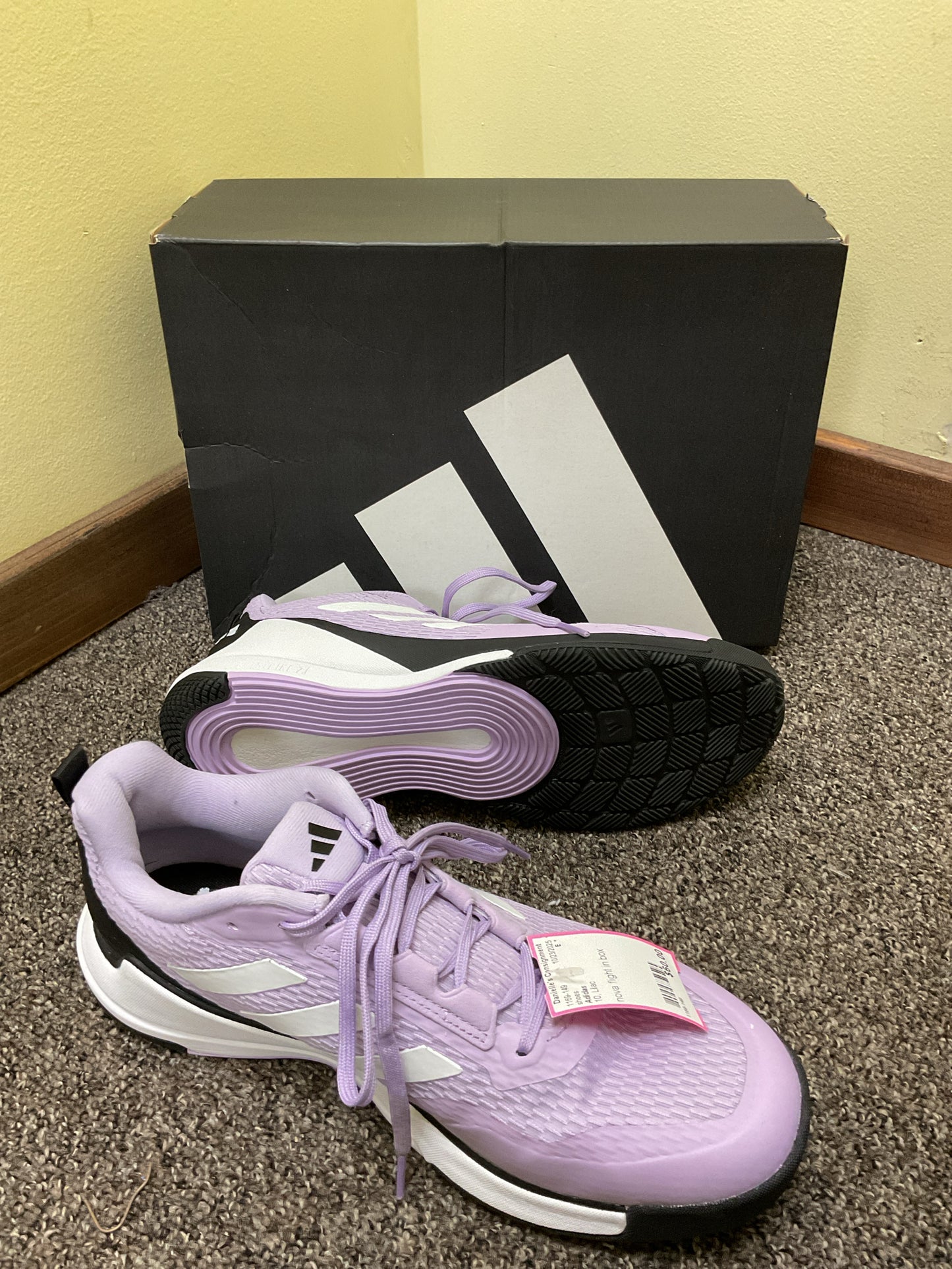 Adidas 10 Lilac shoes