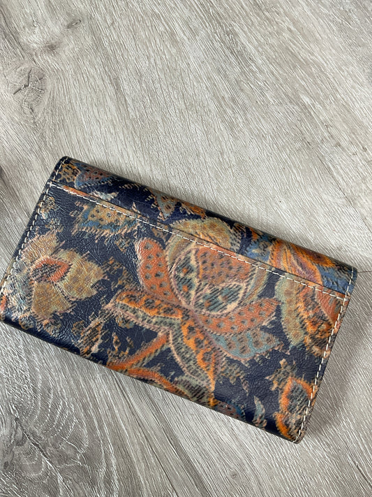 Patricia Nash Wallet full size wallet floral tapestry print leather