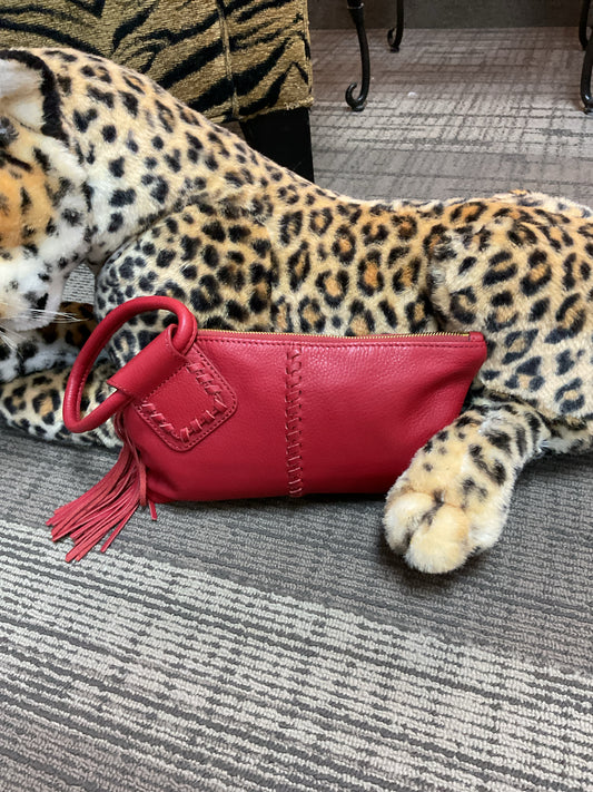 Hobo Wallet Sable Leather Wristlet