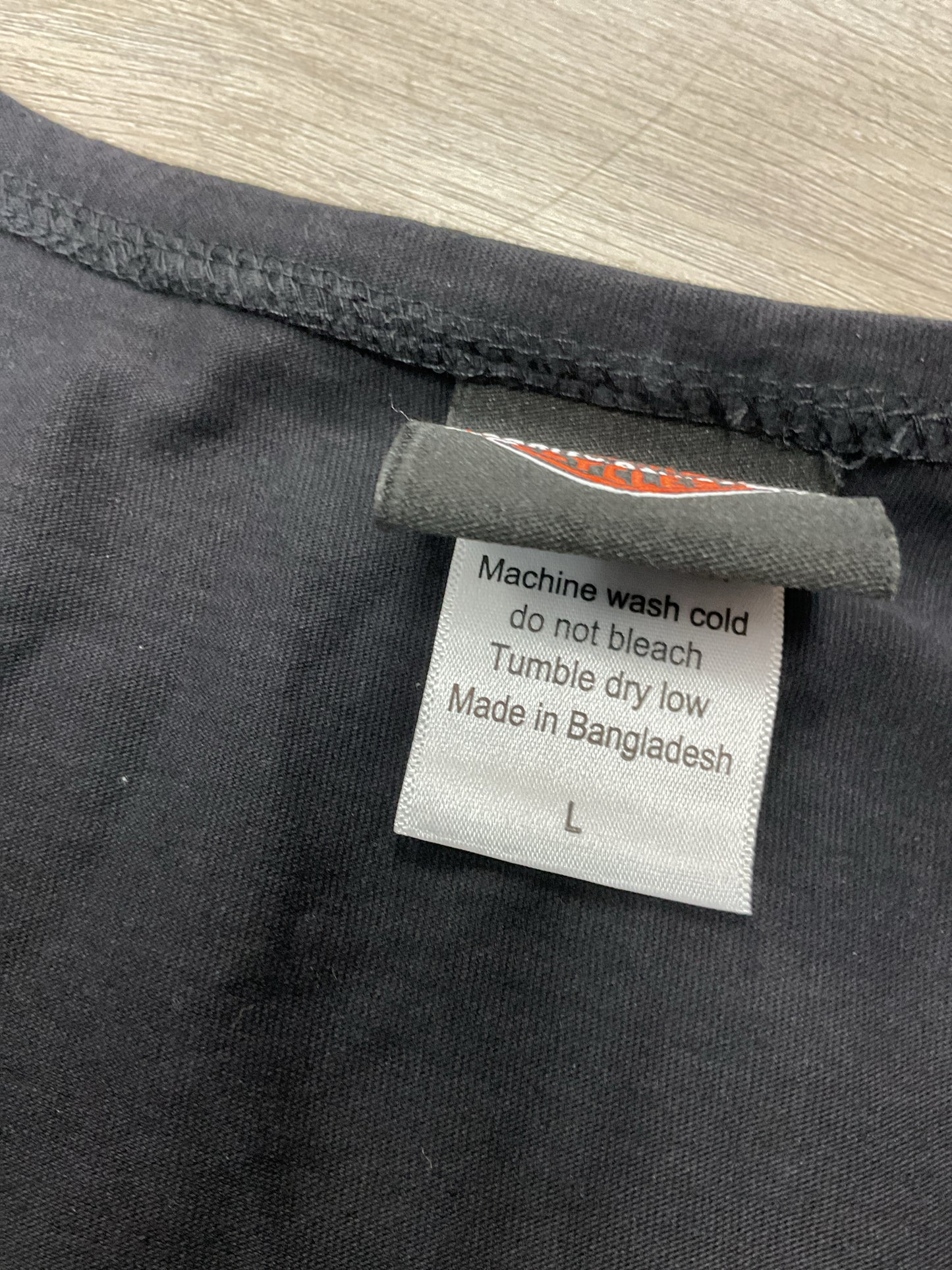 Harley Davidson Size L Black Shirt