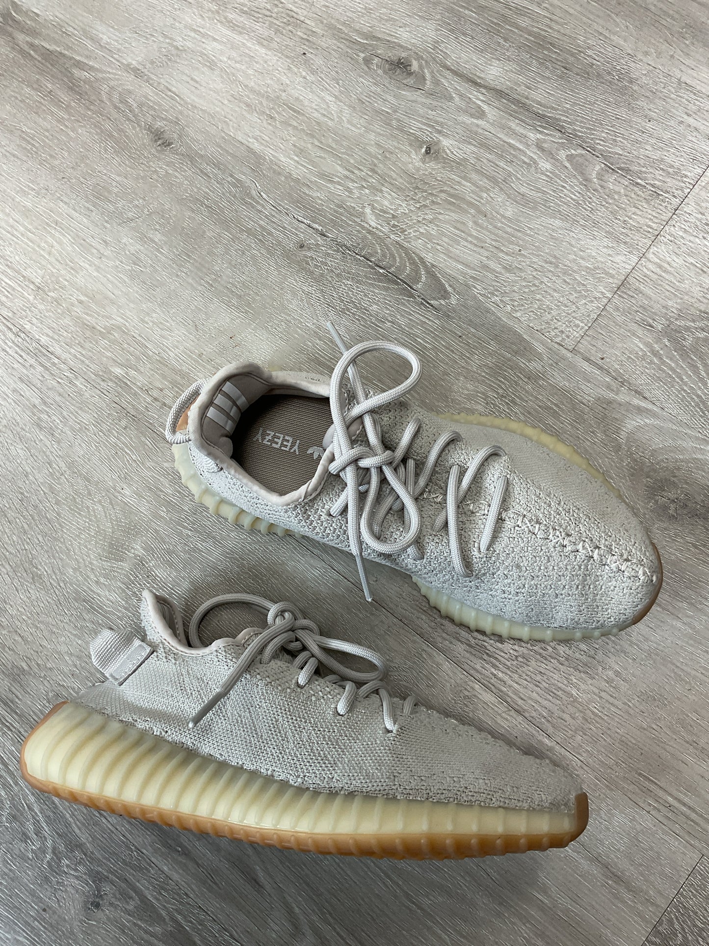 Adidas 8 Gray shoes Yeezy Boost 350 V2 Natural Nwob