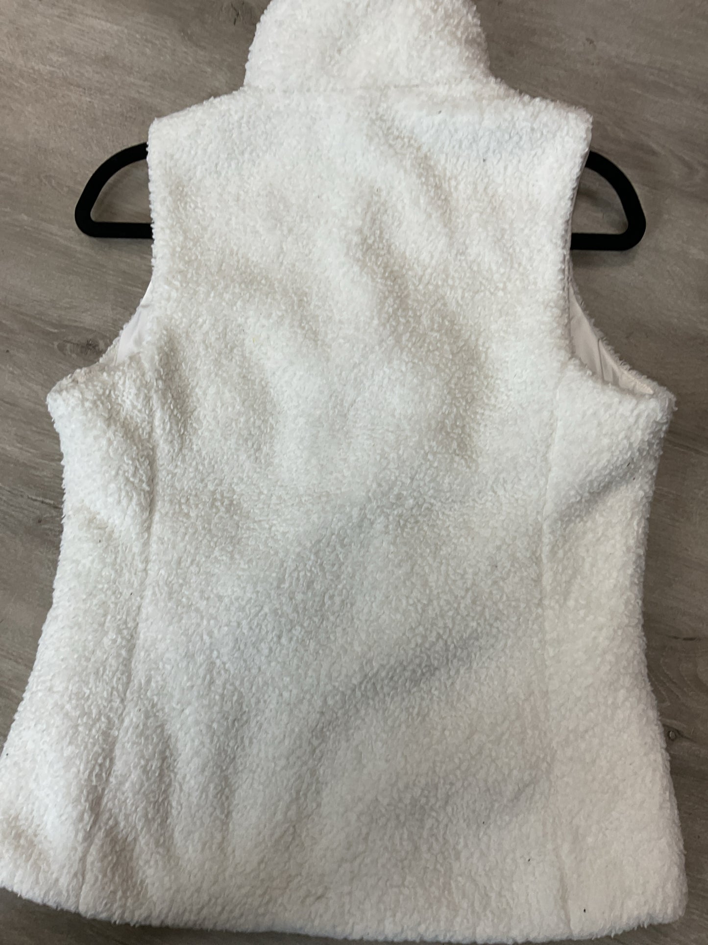 patagonia Size S White Vest says Medium zip fleece