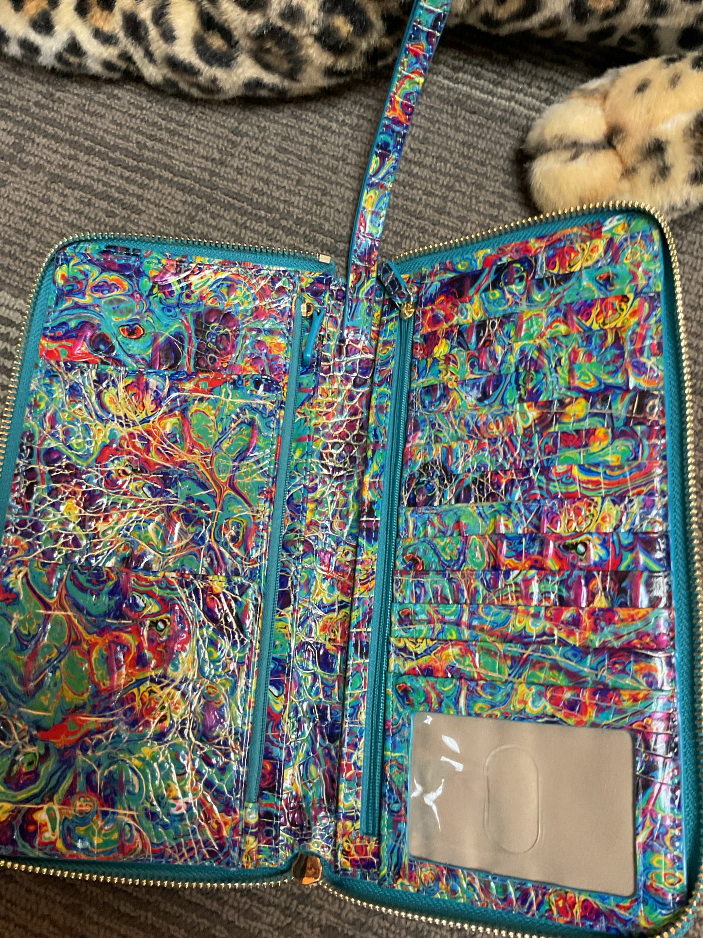 Brahmin Purse Melbourne Skyler Wallet Large wristlet Like new