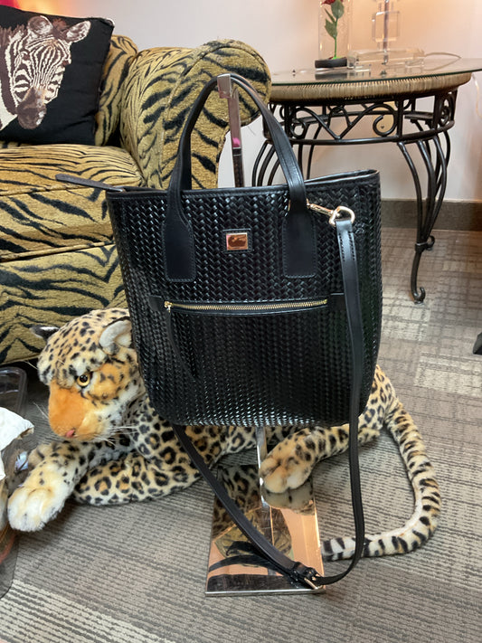Dooney & Bourke Purse Camden woven tote deep messenger