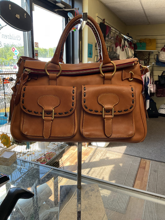 Dooney & Bourke Purse Florentine satchel with pockets
