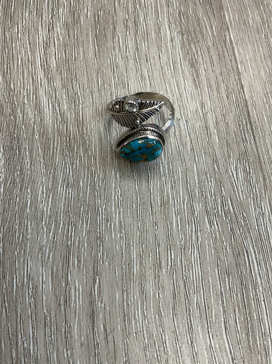 925 Sterling Ring turquoise size 6