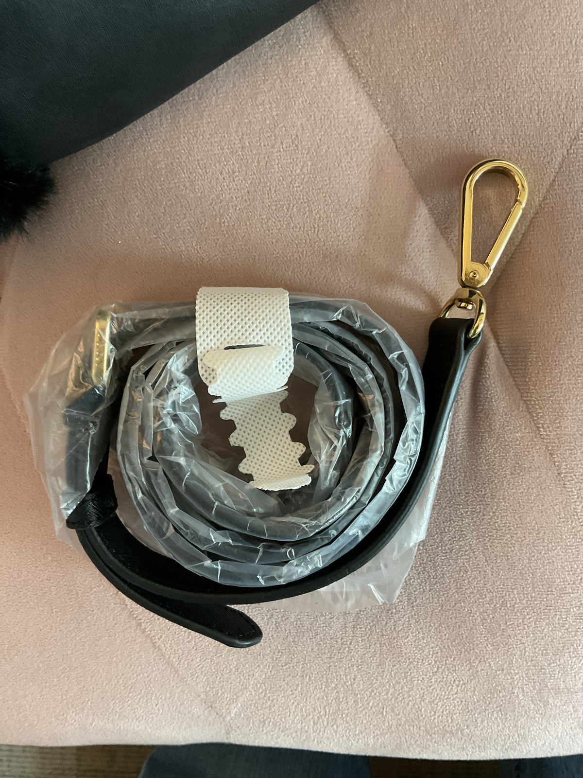 Kenneth Cole Purse NWT convertible large leather fur trim purse
