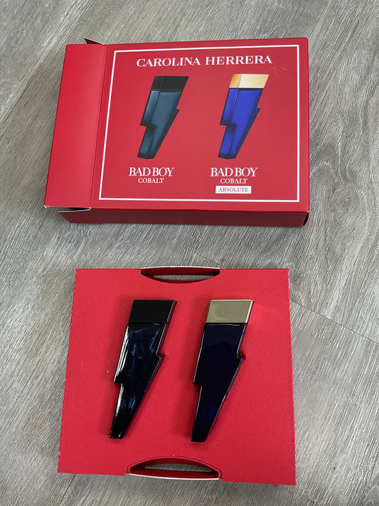 perfume Carolina Herrera Bad Boy EDP travel set Cobalt