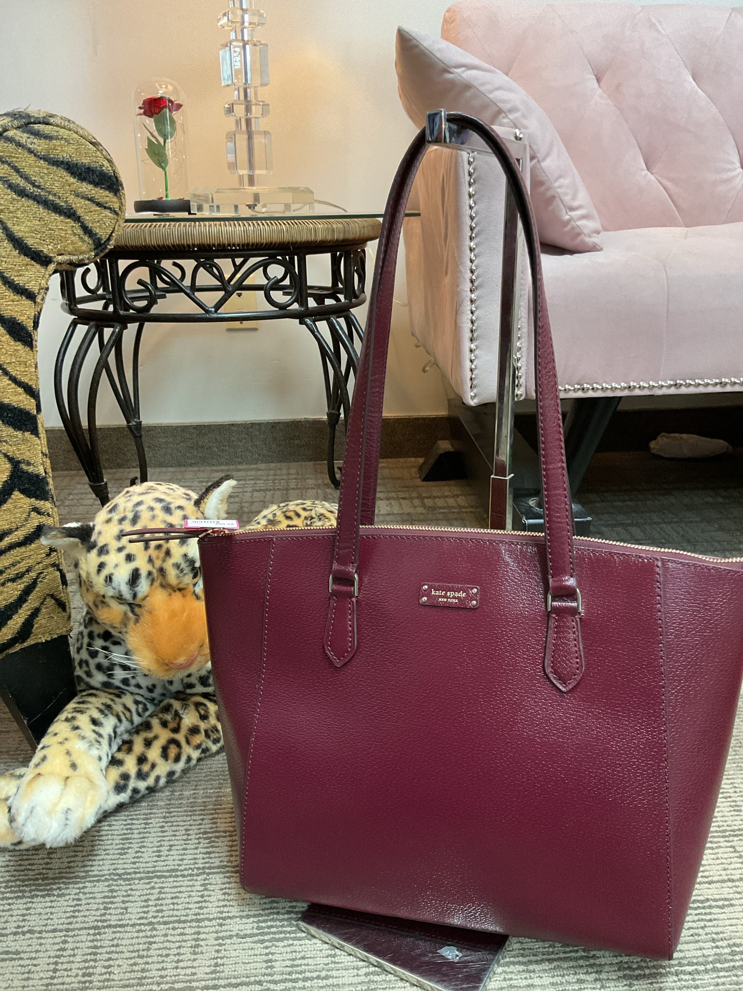 Kate Spade Purse Large leather zip top shoulder bag