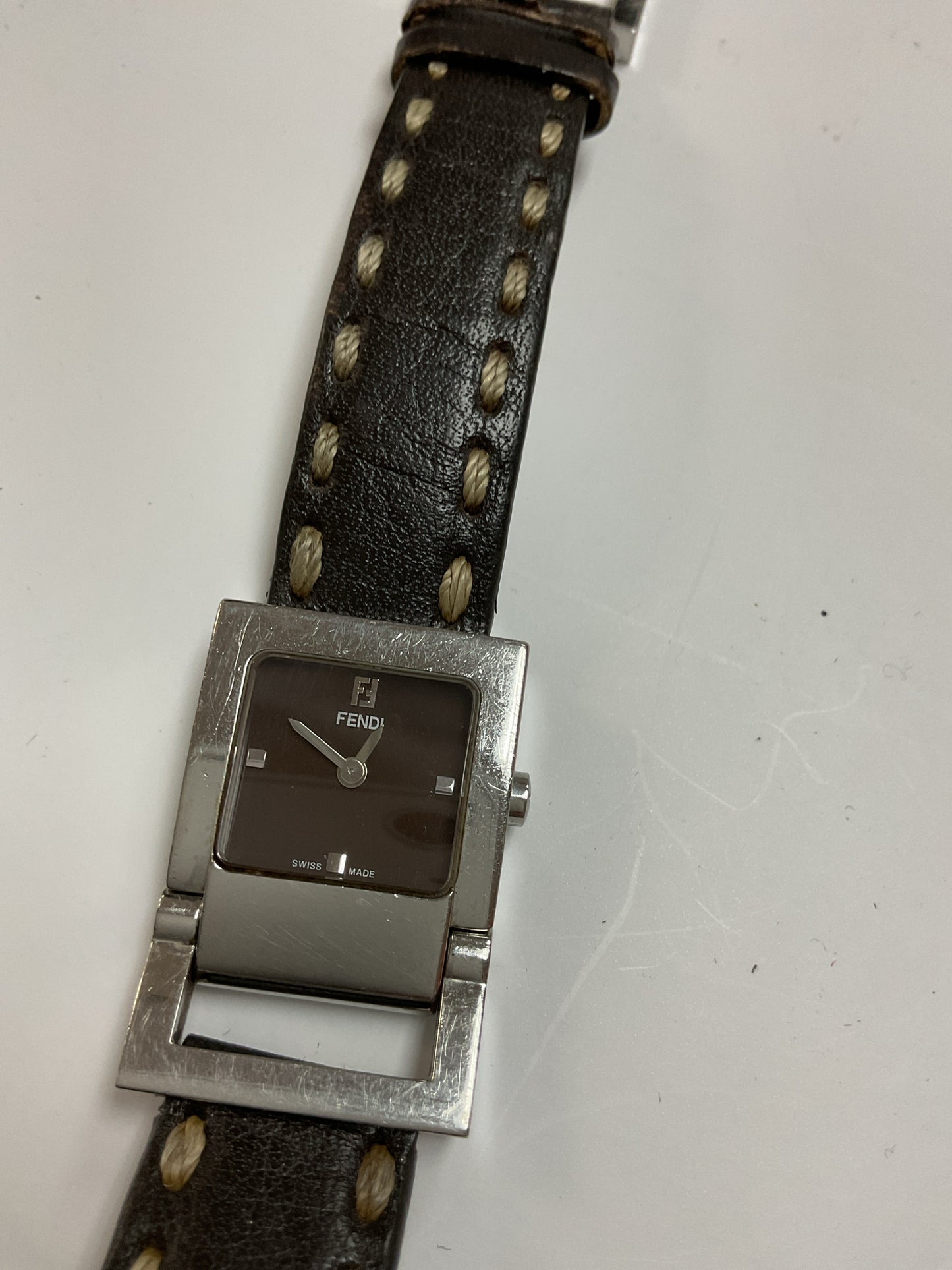 FENDI Watch vintage leather wrap needs battery