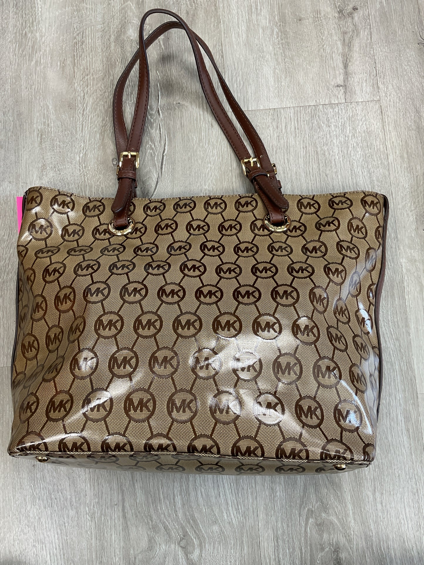 Michael Kors Purse NWT Jet Set Grab Bag Coated canvas tote