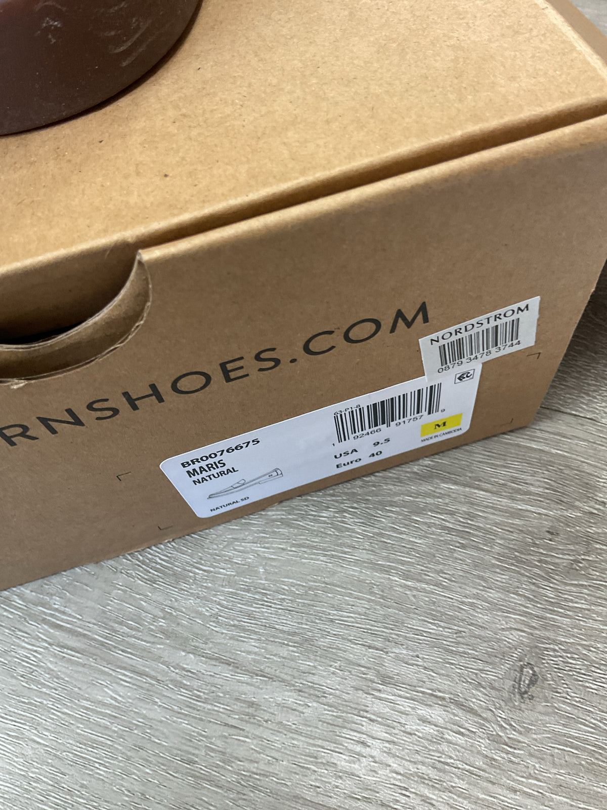 Born 9.5 Tan shoes New suede loafers  Maris Natural