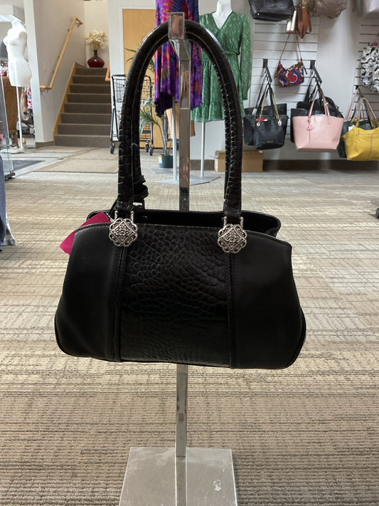 Brighton Purse Mini Leather Satchel ADORABLE Croco accent