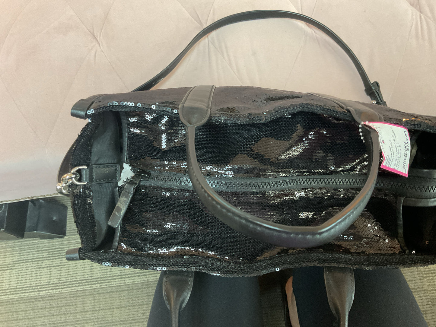 Marc Jacobs Purse black sequin The Tote Bag Limited Edition