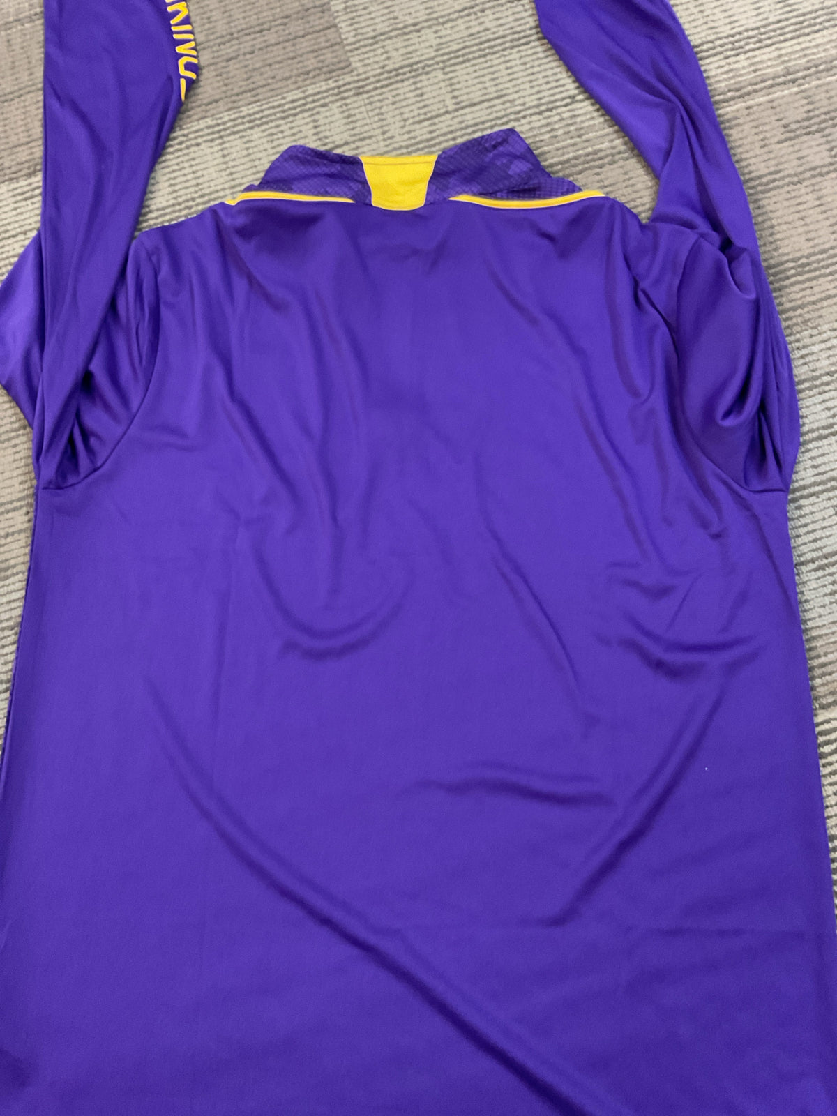 Size L NFL Team Apparel Purple Long Sleeve Shirt Minnesota Vikings Men's