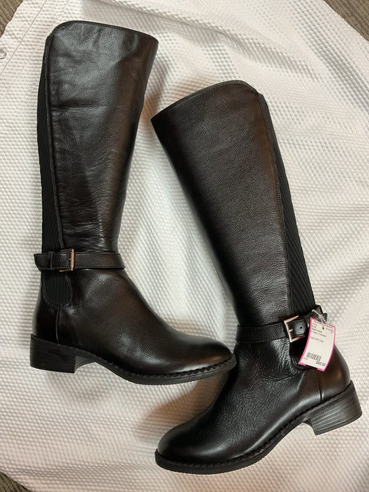 Gentle Souls 9 Black Boots Like new leather and fabric upper