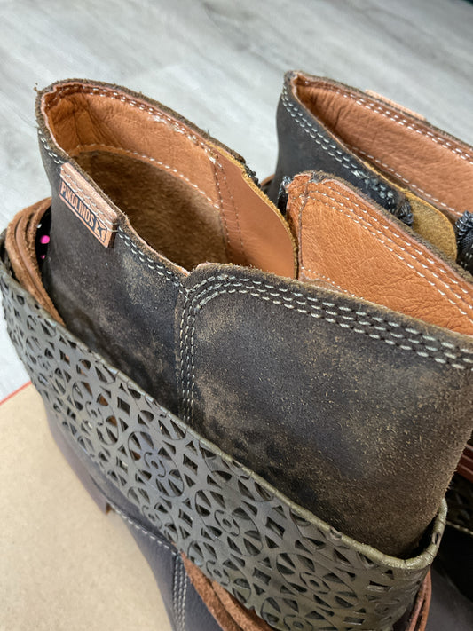 Pikolinos 9 Brown Boots New Seaweed leathe3r