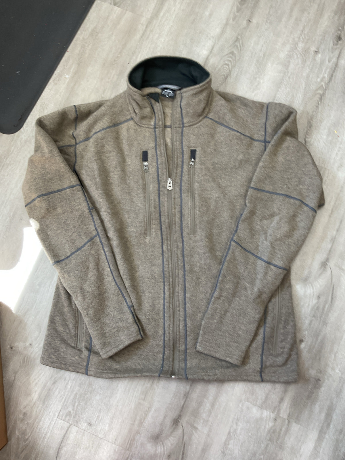 KUHL Taupe Size XL Jacket knit zip Men's athletic