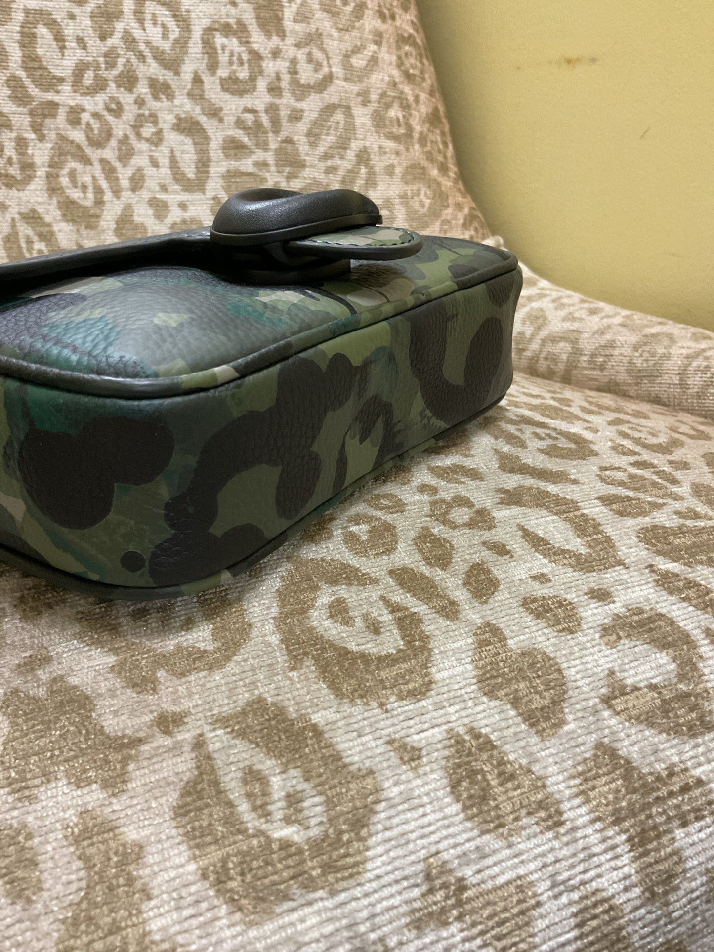 Purse Coach cc104 camoflage small soft Tabby NWOT