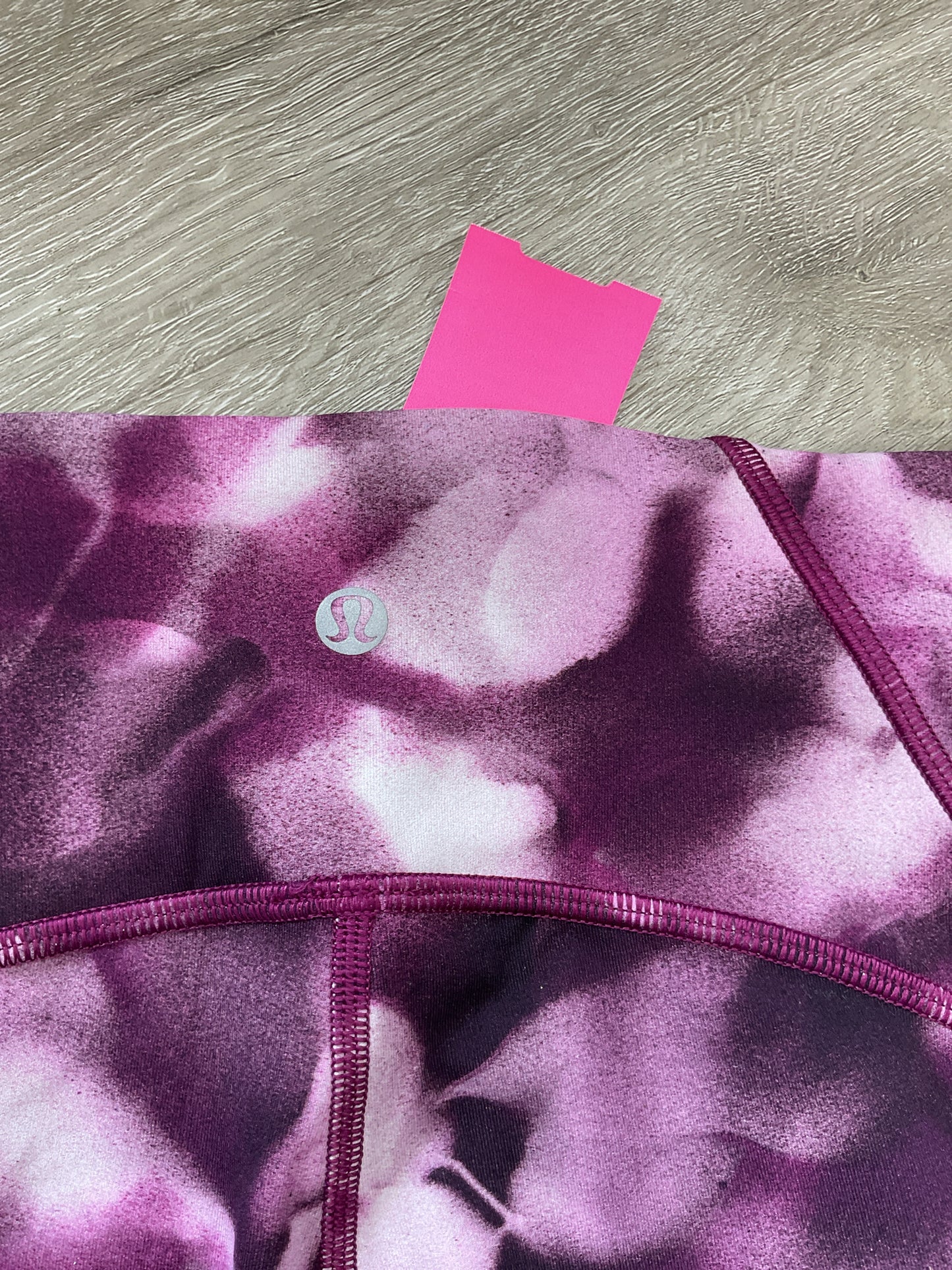Lululemon Size 8 Purple Pants Wunder Under High Rise 7/8 tights blossom alpine