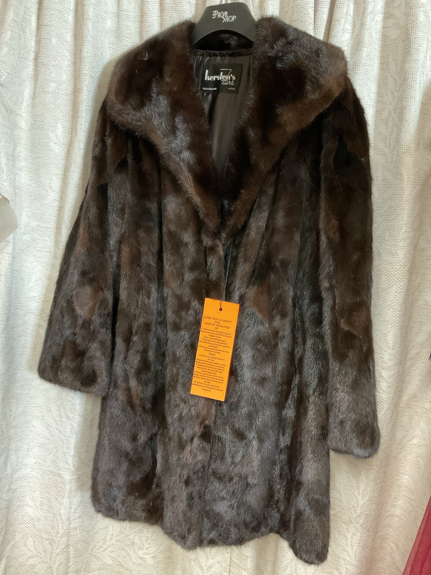 Vintage Coat Mink fur coat size XL
