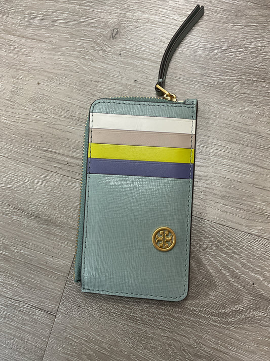 Tory Burch Wallet Robinson Colorblock Zip Card Case