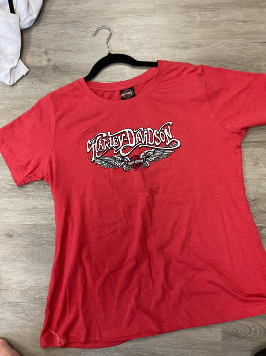Harley Davidson Size XL Red Shirt