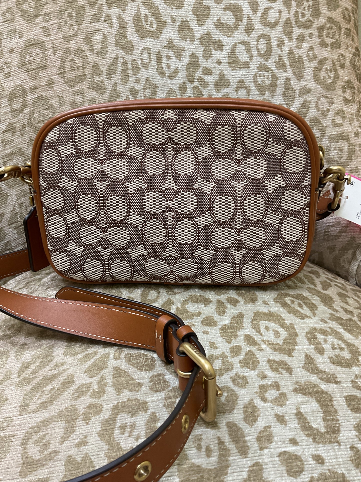 coach Purse CC401 burnished amber camera bag NWT