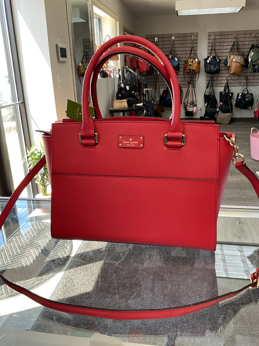 Kate Spade Purse NWT Lana Red Carpet Grove Street new 2 way satchel crossbody