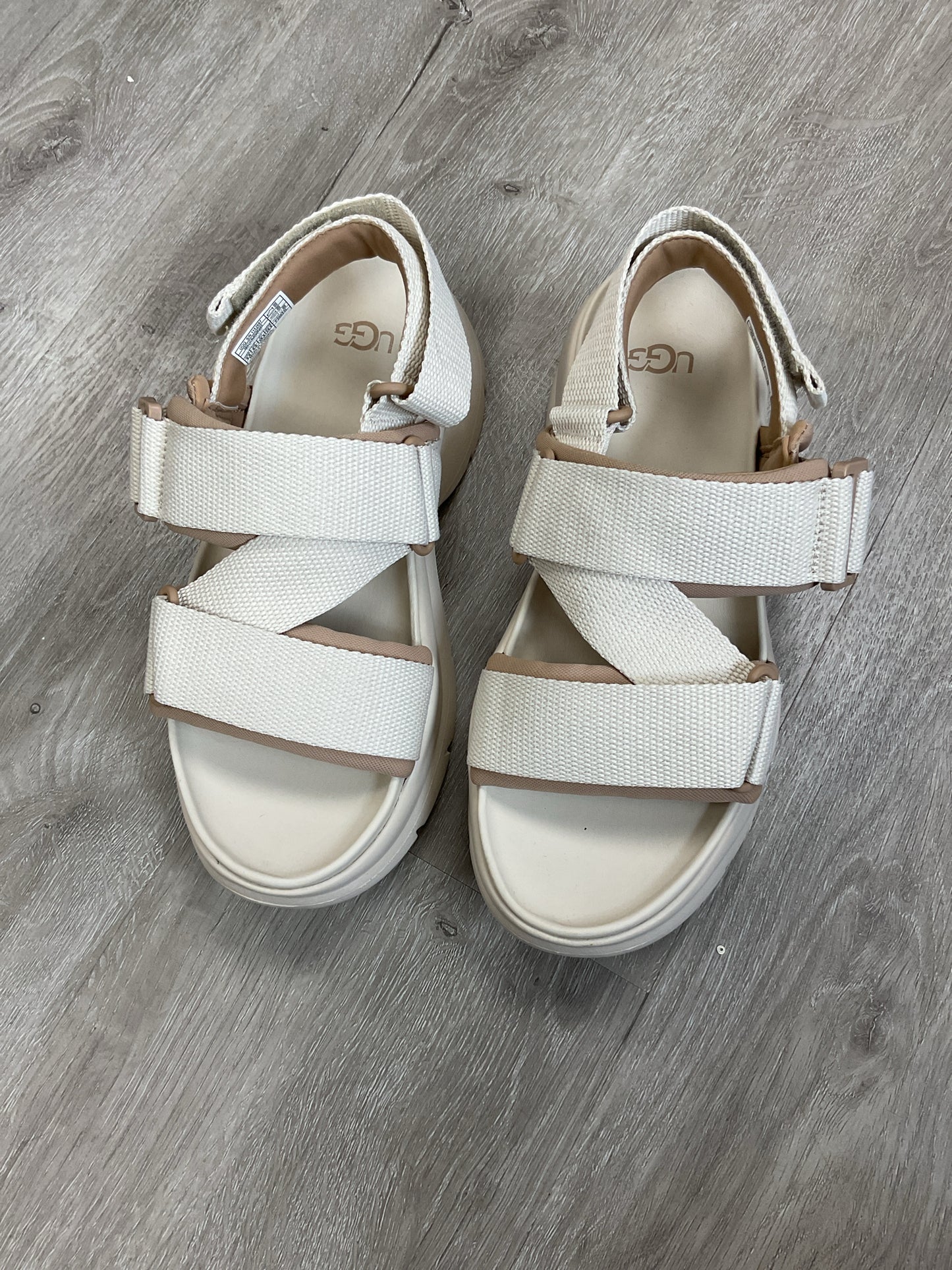 UGG 8.5 Cream Sandals La Camp Platform sandal