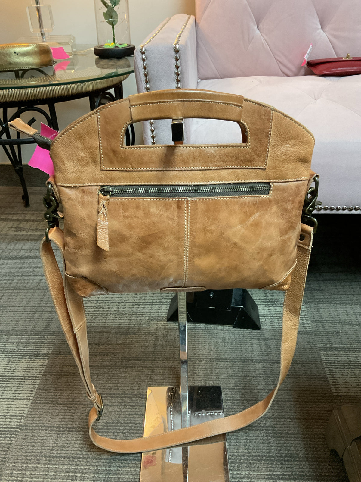 BedStu Purse Green Way Cross Body
