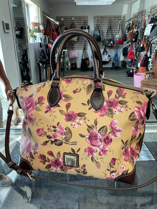 Dooney & Bourke Purse Cabbage Rose Satchel