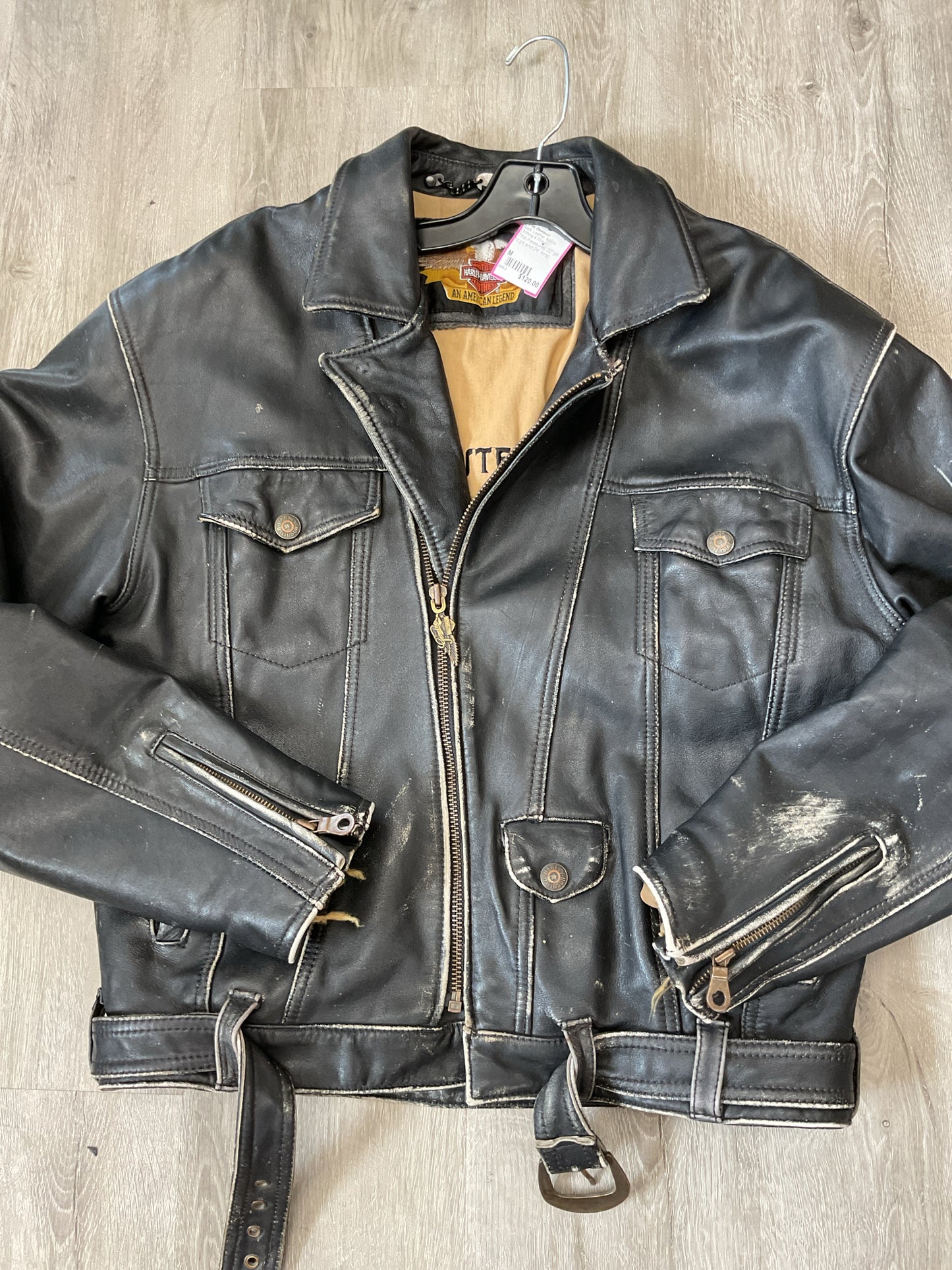 Harley Davidson Black Size M Jacket Metal Masterpieces moto men's