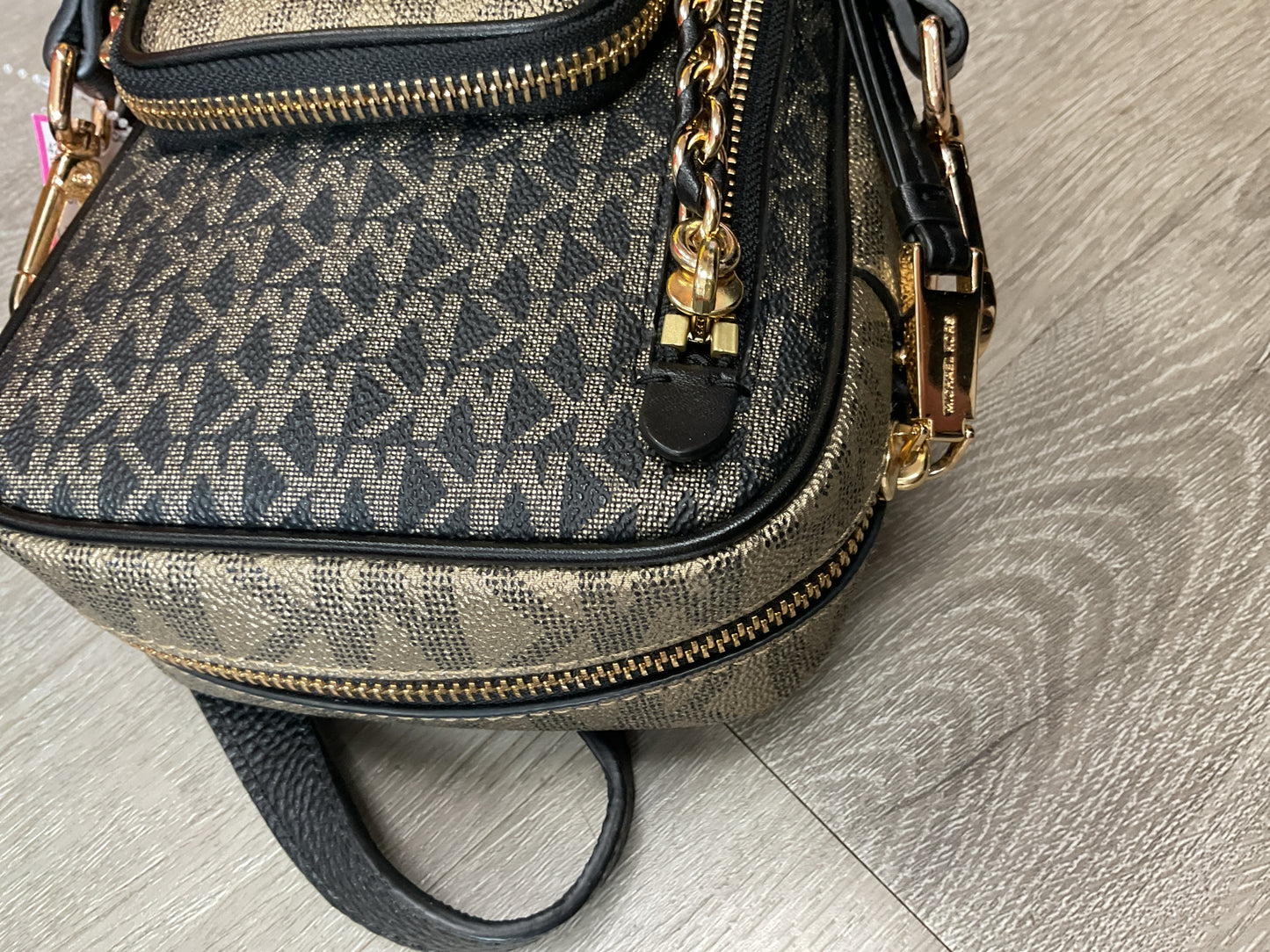 Michael Kors Purse Elliot small utility crossbody Amazing colors bronze gold bla