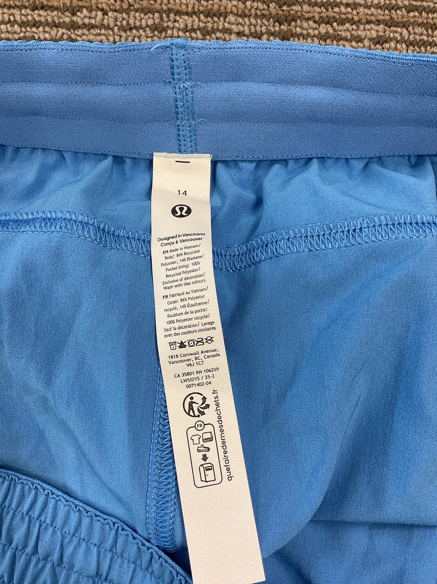Lululemon Size 14 Blue Pants