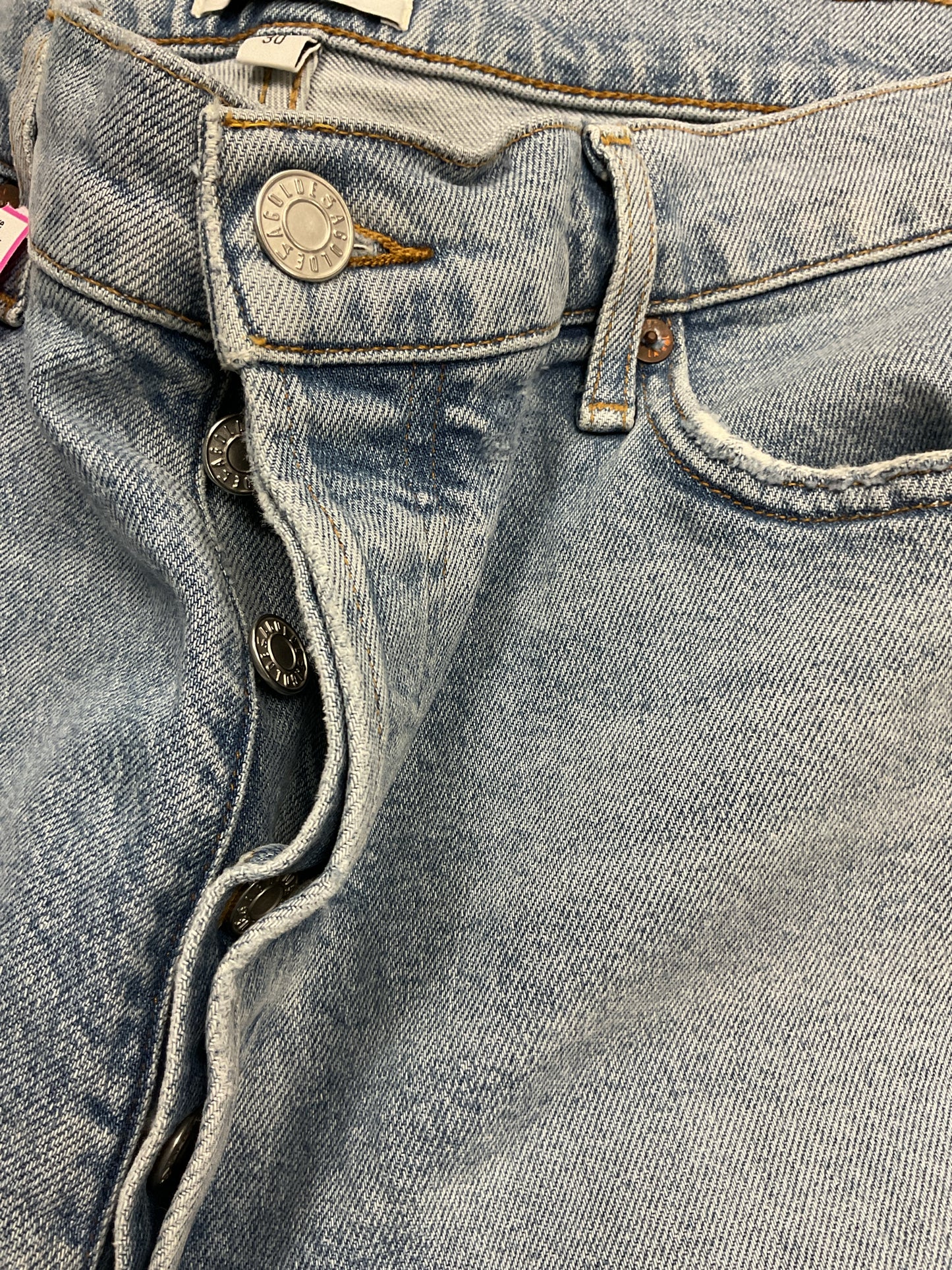 Agolde Size 30 Blue Jeans button fly
