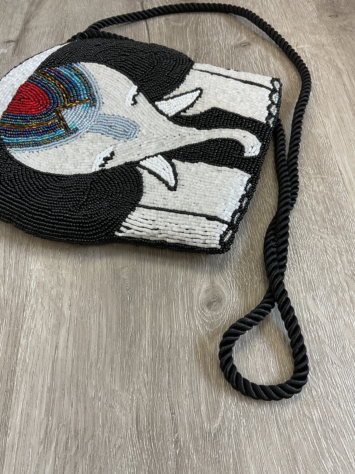boutique Purse beaded elephant
